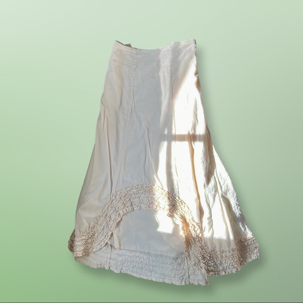 Cotton skirt interesting embellishments